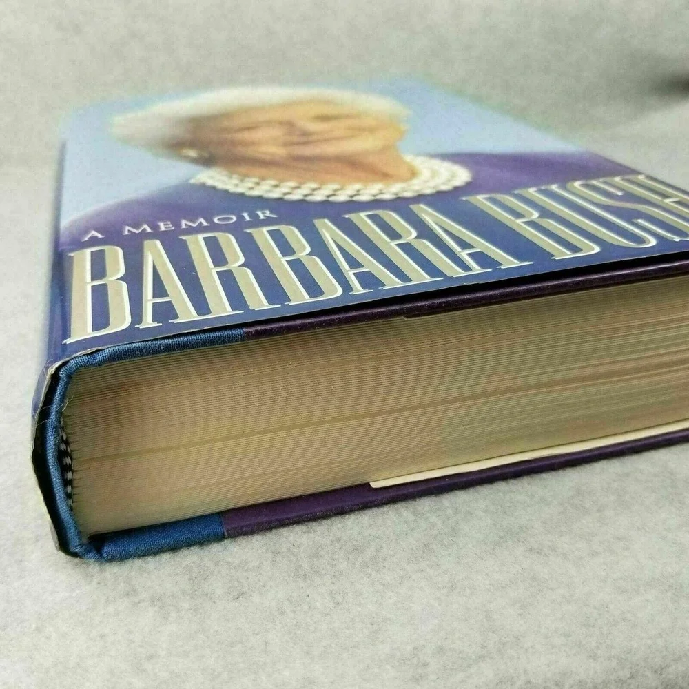 Barbara Bush A Memoir Hardcover Book President Texan First Lady‎ 1994 READ